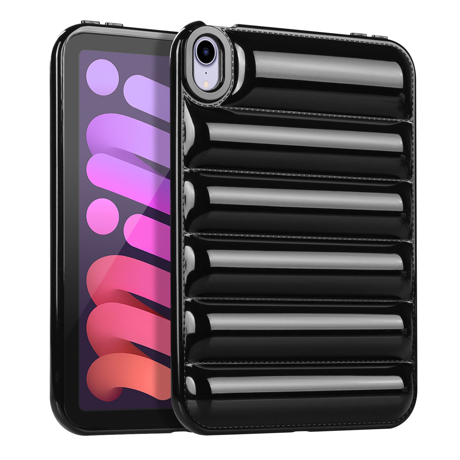 For iPad mini (2021) Candy Color Down Jacket Shockproof Back Case Soft TPU Tablet Cover For iPad mini (2021) Candy Color Down Jacket Shockproof Back Case Soft TPU Tablet Cover